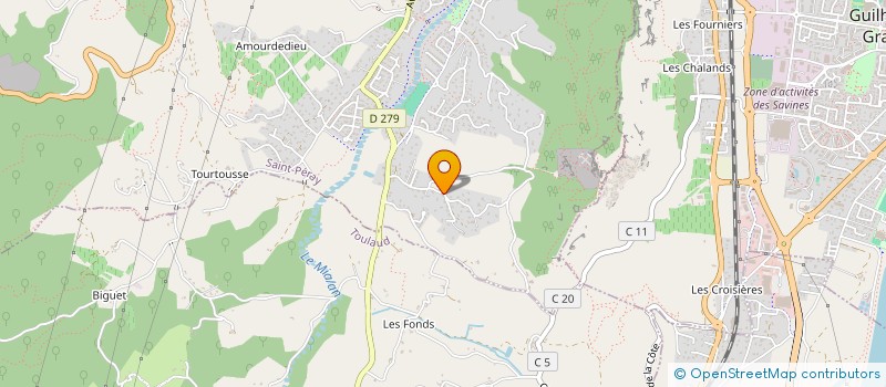 localisation de l'entreprise MONSIEUR MICHEL RODET  SAINT-PERAY