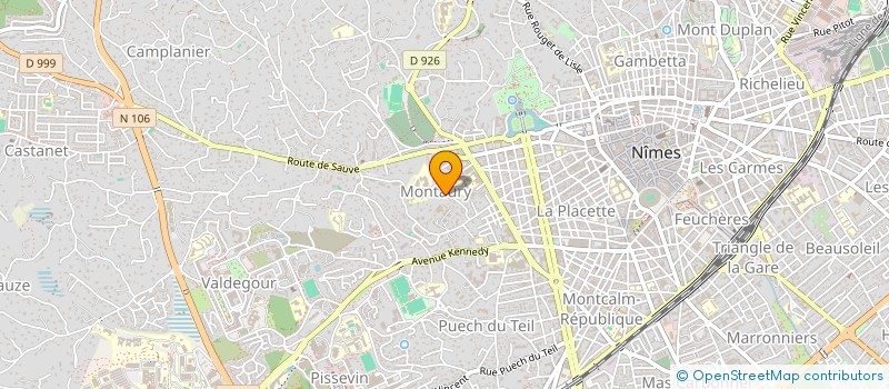 localisation de l'entreprise MONSIEUR MICHEL RODIER  NIMES