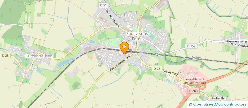 localisation de l'entreprise MONSIEUR MICHEL ROEDER  SOULTZ-SOUS-FORETS