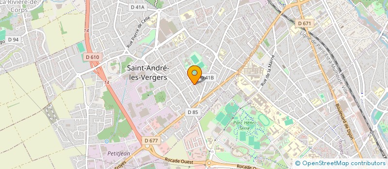 localisation de l'entreprise MONSIEUR MICHEL ROEHM à SAINT-ANDRE-LES-VERGERS