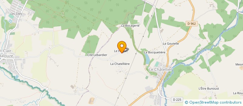localisation de l'entreprise MONSIEUR MICHEL ROGER à LE CHATELLIER