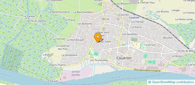 localisation de l'entreprise MONSIEUR MICHEL ROGER CHAUVIRE à COUERON
