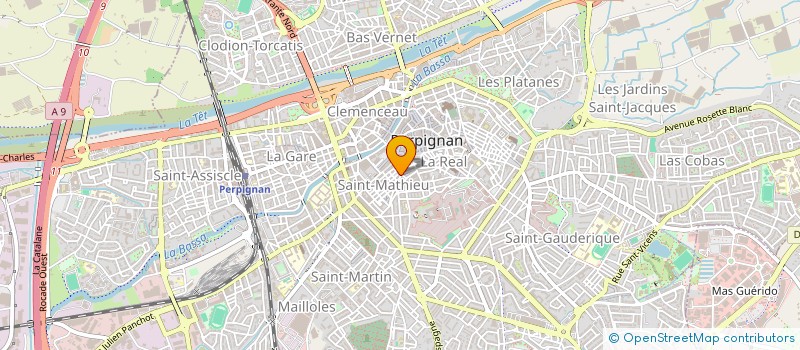 localisation de l'entreprise MONSIEUR MICHEL ROGET à PERPIGNAN