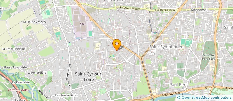 localisation de l'entreprise MONSIEUR MICHEL ROI  SAINT-CYR-SUR-LOIRE