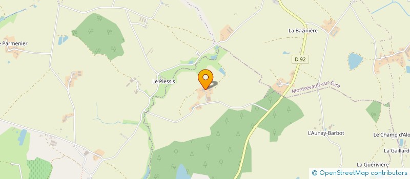 localisation de l'entreprise MONSIEUR MICHEL ROLENDEAU  BEAUPREAU-EN-MAUGES