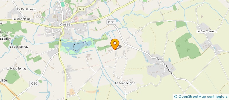 localisation de l'entreprise MONSIEUR MICHEL ROLLAND  PLESSE