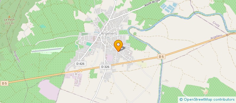 localisation de l'entreprise MONSIEUR MICHEL ROLLAND  ARGELIERS