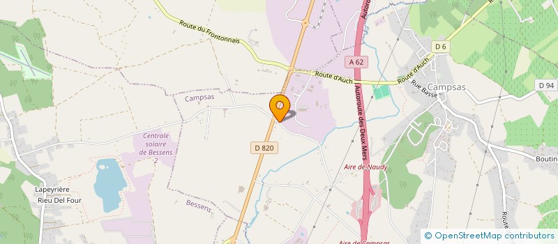 localisation de l'entreprise MONSIEUR MICHEL ROMANS  CAMPSAS