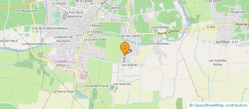 localisation de l'entreprise MONSIEUR MICHEL RONDEAU  BOURGUEIL