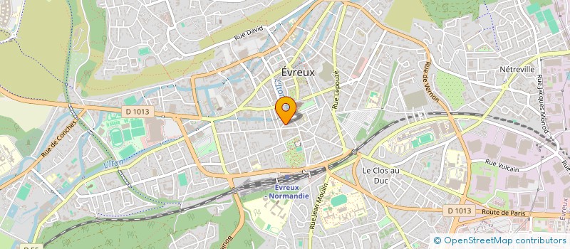 localisation de l'entreprise MONSIEUR MICHEL RONDEAU  EVREUX