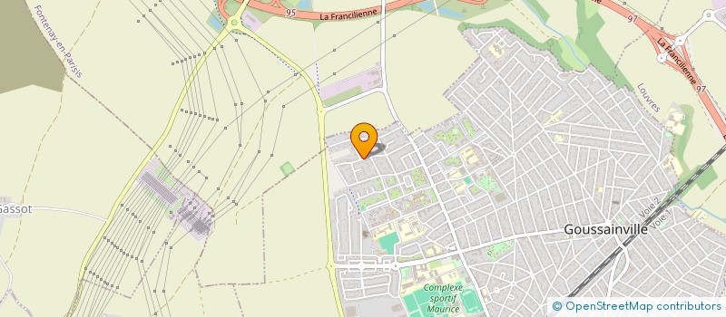 localisation de l'entreprise MONSIEUR MICHEL RONSAIN  GOUSSAINVILLE