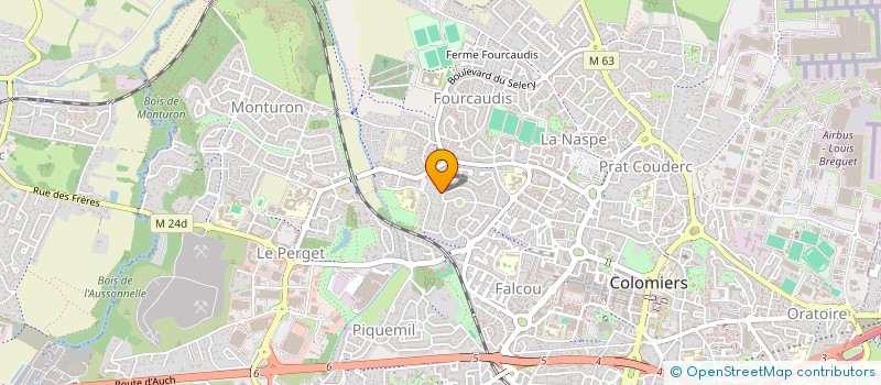 localisation de l'entreprise MONSIEUR MICHEL ROQUES à COLOMIERS