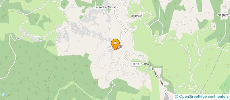 localisation de l'entreprise MONSIEUR MICHEL ROSAY  TERRASSON-LAVILLEDIEU