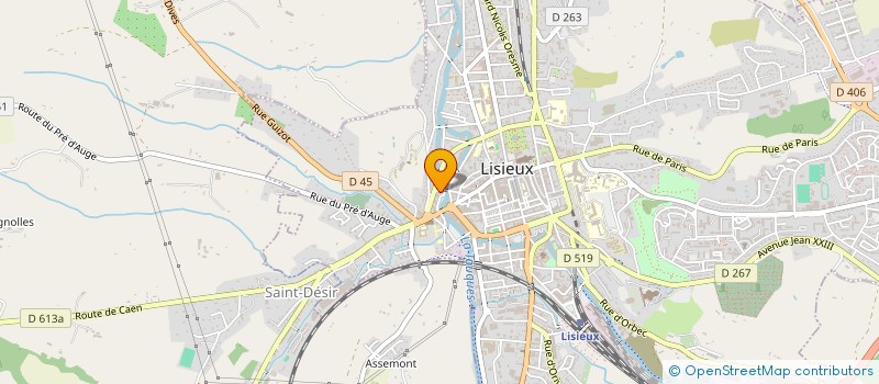 localisation de l'entreprise MONSIEUR MICHEL ROSELIER  SAINT-MARTIN-DE-LA-LIEUE