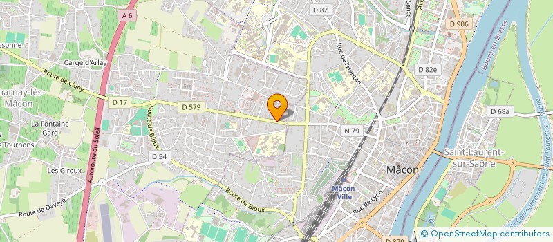 localisation de l'entreprise MONSIEUR MICHEL ROSIER à CHARNAY-LES-MACON