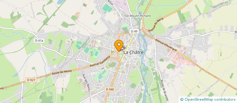 localisation de l'entreprise MONSIEUR MICHEL ROSSAT à LA CHATRE