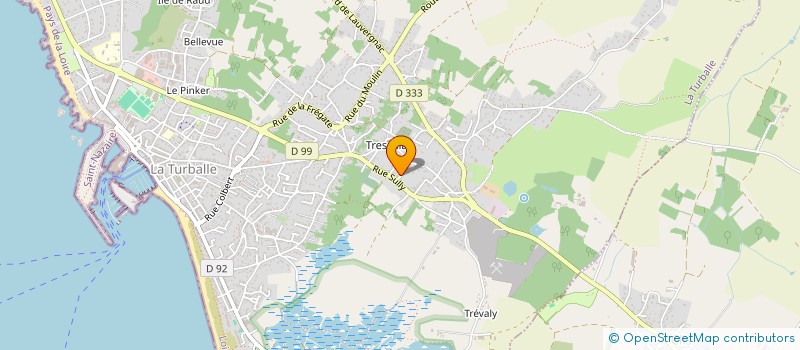 localisation de l'entreprise MONSIEUR MICHEL ROSSI  LA TURBALLE