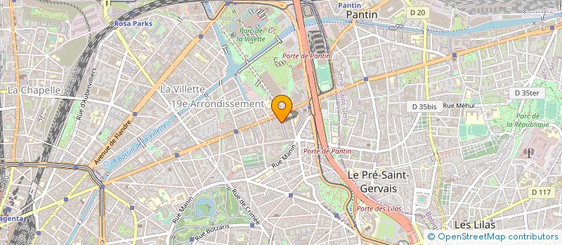 localisation de l'entreprise MONSIEUR MICHEL ROSSIGNOL à PARIS