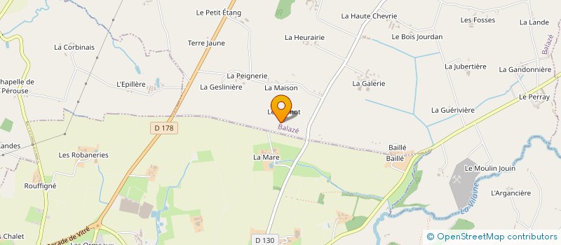 localisation de l'entreprise MONSIEUR MICHEL ROSSIGNOL  BALAZE