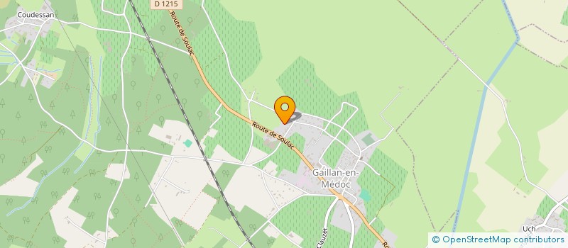 localisation de l'entreprise MONSIEUR MICHEL ROUBIS  GAILLAN-EN-MEDOC