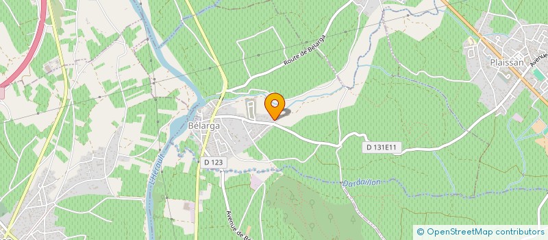 localisation de l'entreprise MONSIEUR MICHEL ROUCAIROL  BELARGA