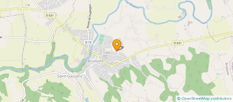 localisation de l'entreprise MONSIEUR MICHEL ROUDIERE  BRIATEXTE