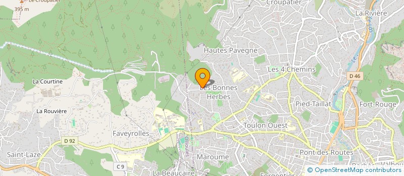 localisation de l'entreprise MONSIEUR MICHEL ROUGIER  TOULON