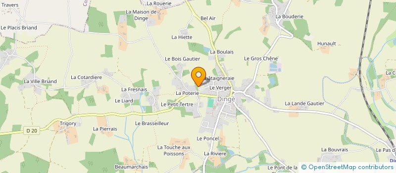 localisation de l'entreprise MONSIEUR MICHEL ROULIN  DINGE