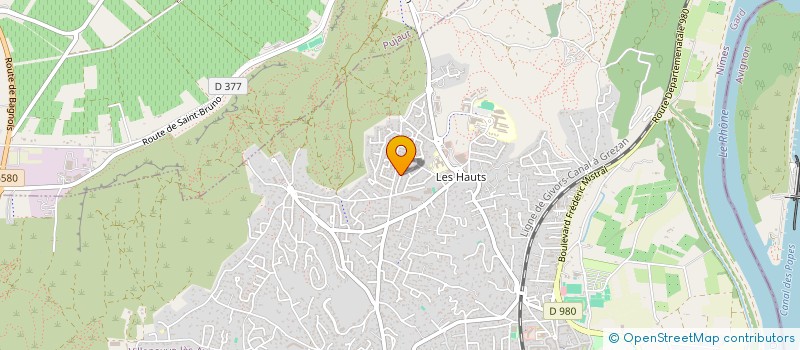 localisation de l'entreprise MONSIEUR MICHEL ROURE  VILLENEUVE-LES-AVIGNON