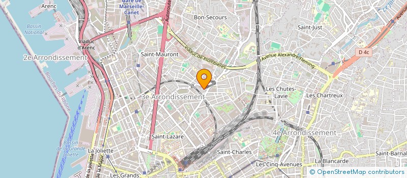 localisation de l'entreprise MONSIEUR MICHEL ROUSFERT à MARSEILLE