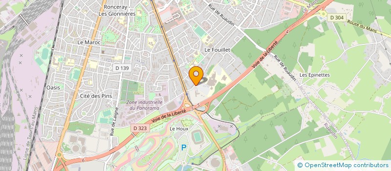 localisation de l'entreprise MONSIEUR MICHEL ROUSSEAU à LE MANS