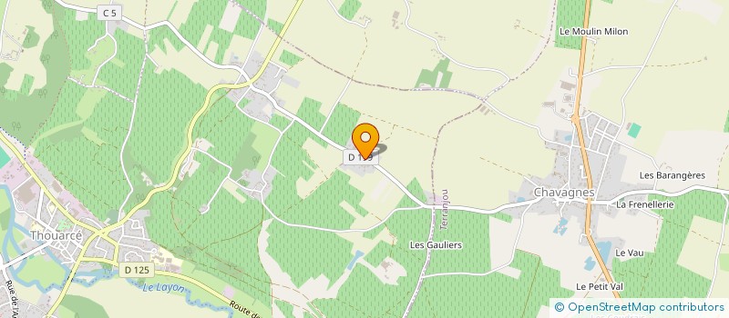 localisation de l'entreprise MONSIEUR MICHEL ROUSSEAU  BELLEVIGNE-EN-LAYON