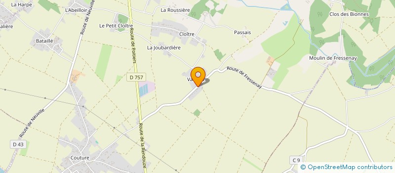 localisation de l'entreprise MONSIEUR MICHEL ROUSSEAU  SAINT-MARTIN-LA-PALLU