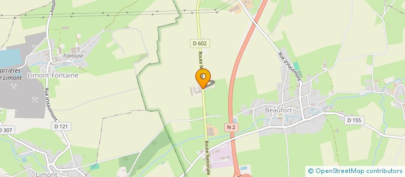 localisation de l'entreprise MONSIEUR MICHEL ROUSSEAU  BEAUFORT