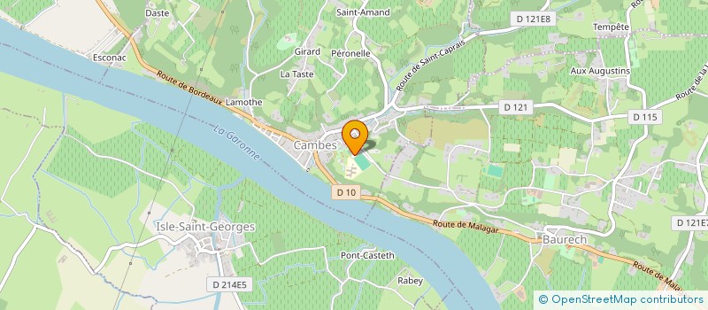 localisation de l'entreprise MONSIEUR MICHEL ROUSSEAU  CAMBES