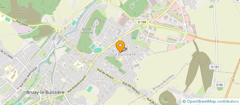 localisation de l'entreprise MONSIEUR MICHEL ROUSSEL à BRUAY-LA-BUISSIERE