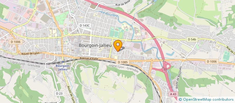 localisation de l'entreprise MONSIEUR MICHEL ROUSSEL à BOURGOIN-JALLIEU