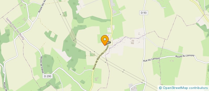 localisation de l'entreprise MONSIEUR MICHEL ROUSSELET  SAINTE-CROIX-SUR-BUCHY