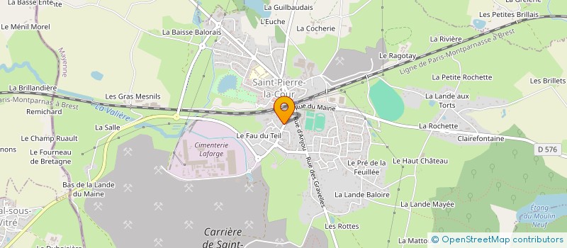 localisation de l'entreprise MONSIEUR MICHEL ROUSSET  PORT-BRILLET