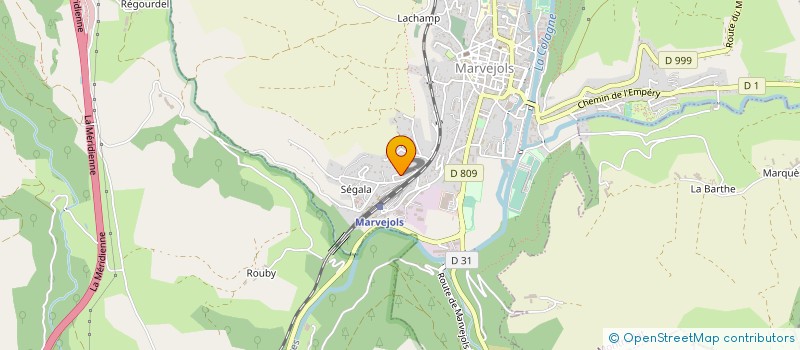 localisation de l'entreprise MONSIEUR MICHEL ROUX à MARVEJOLS