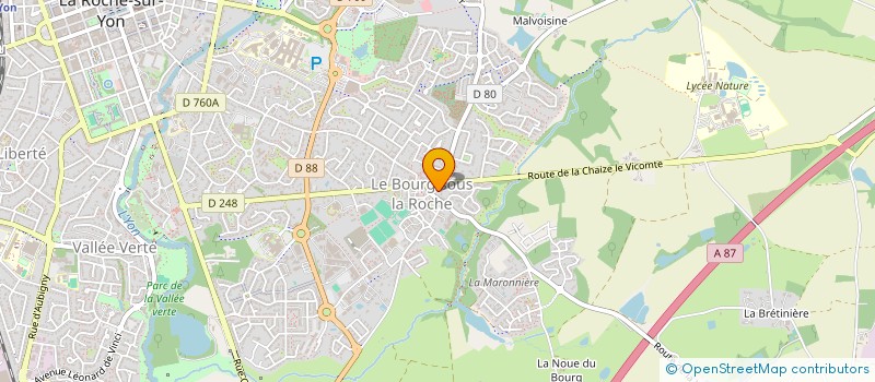 localisation de l'entreprise MONSIEUR MICHEL ROUX à LA ROCHE-SUR-YON