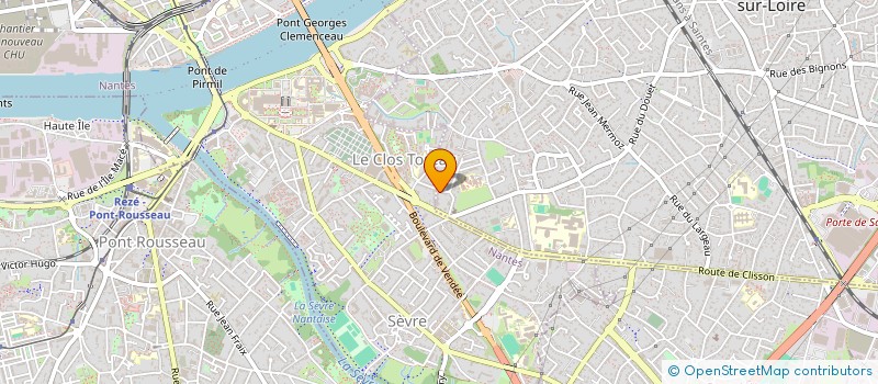 localisation de l'entreprise MONSIEUR MICHEL ROUX  SAINT-SEBASTIEN-SUR-LOIRE