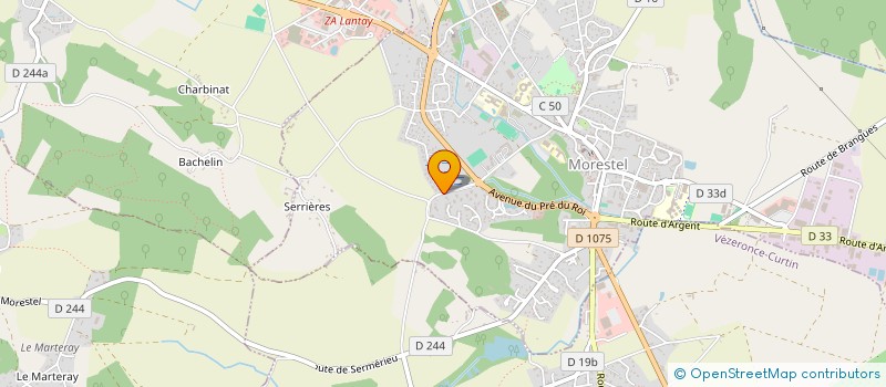 localisation de l'entreprise MONSIEUR MICHEL ROUX à MORESTEL