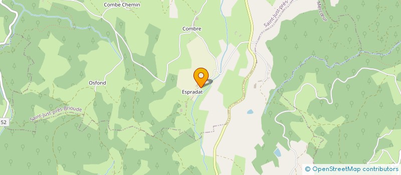 localisation de l'entreprise MONSIEUR MICHEL ROUX  SAINT-JUST-PRES-BRIOUDE