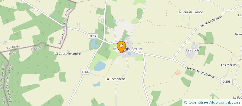 localisation de l'entreprise MONSIEUR MICHEL ROY  CHARNY OREE DE PUISAYE