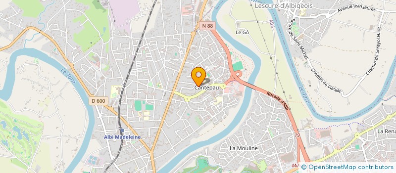 localisation de l'entreprise MONSIEUR MICHEL ROYER à ALBI