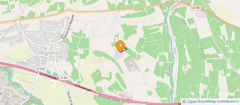 localisation de l'entreprise MONSIEUR MICHEL RUBILOTTA  ROUSSET