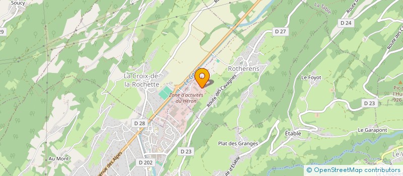 localisation de l'entreprise MONSIEUR MICHEL RUBINO  LA CROIX-DE-LA-ROCHETTE