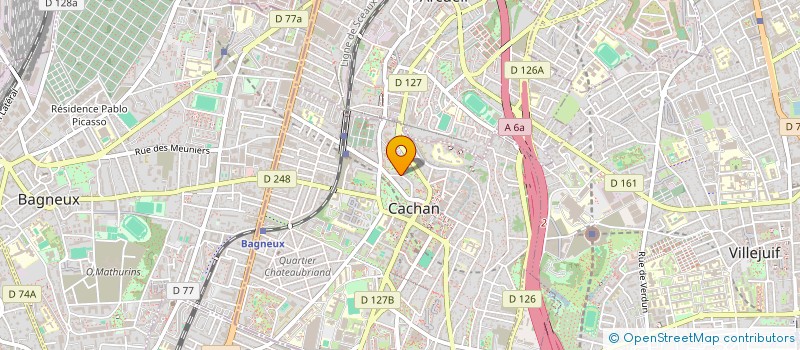 localisation de l'entreprise MONSIEUR MICHEL RUDLOFF à CACHAN