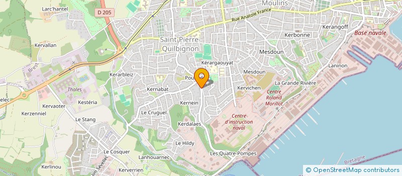 localisation de l'entreprise MONSIEUR MICHEL RUELEN à BREST